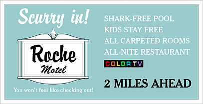 Roche Motel billboard - thumbnail
